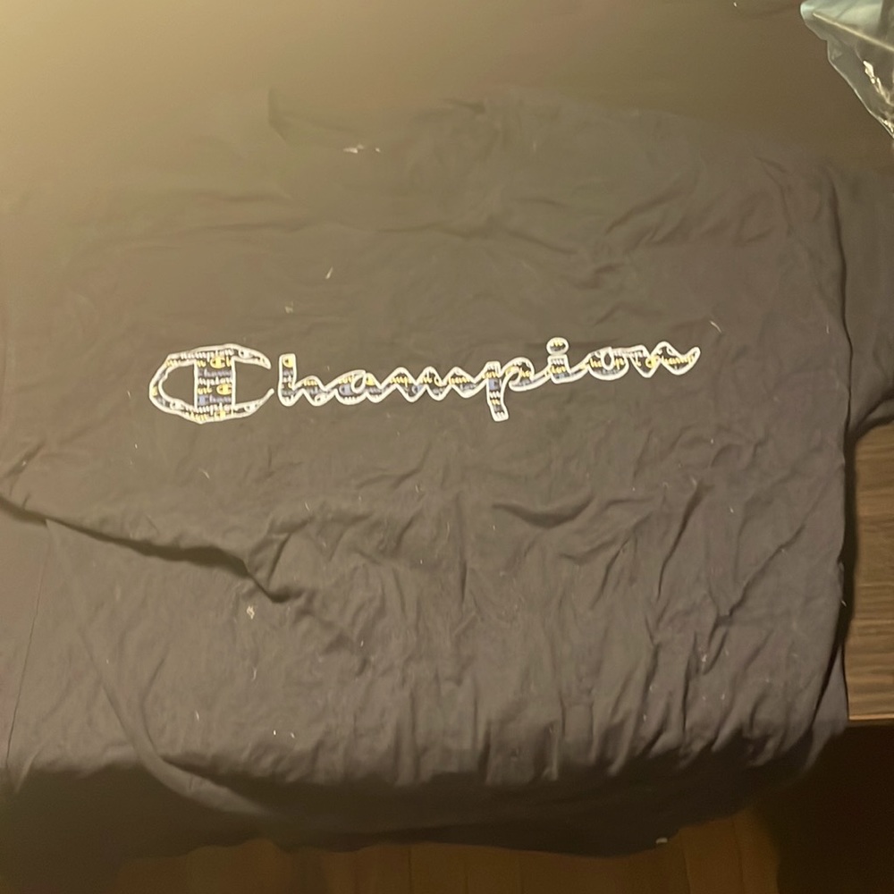 Champion shirt.